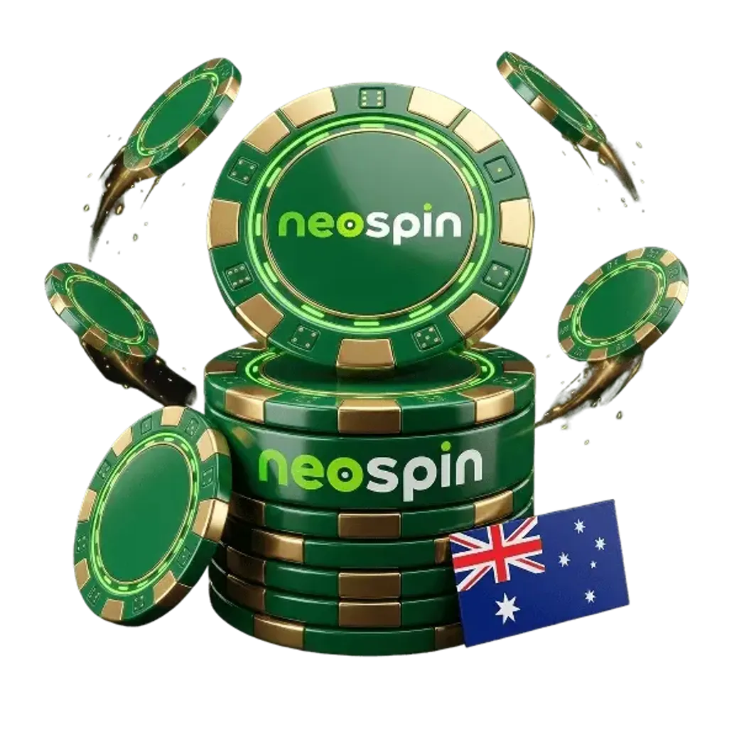 Casino chips stack floating